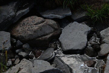 A spring morning in the mountains.