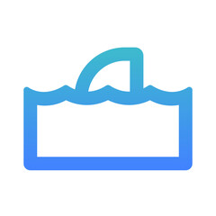 Obraz premium shark fin