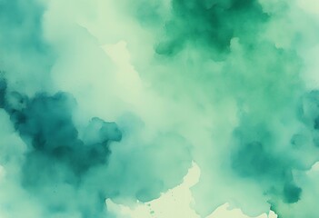 border watercolor pastel light background painted banner blotches blue abstract business dark texture people card yellow teal design green no wall panoramic illustration paper paint sky cloudy