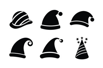 Christmas Hat Vector Illustration | Festive Clipart Design