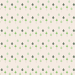 seamless pattern with flowers on background