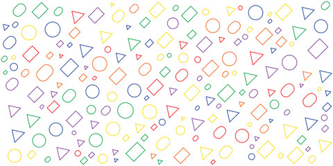 Geometric ornament vector pattern. Seamless design.