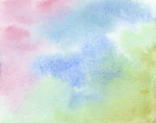 Hand-painted watercolor texture background 