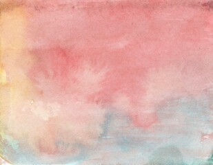 Hand-painted watercolor texture background 