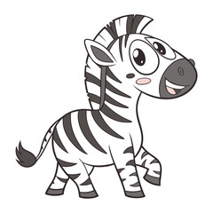 cartoon zebra cartoon