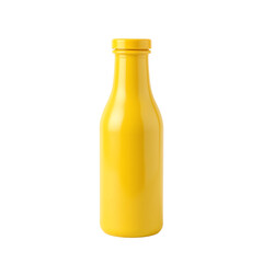 Bright yellow bottle for beverages and liquids.