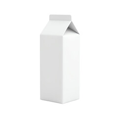 Blank milk carton for branding or designs.