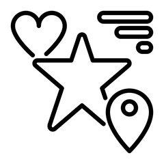 Mail icon, line icon style