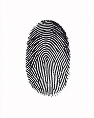 Flub Matthias Kipern: Fingerprint vector on a white background