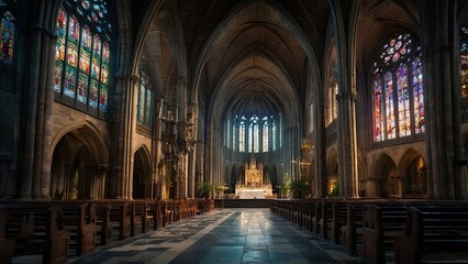 interior of st vitus cathedral