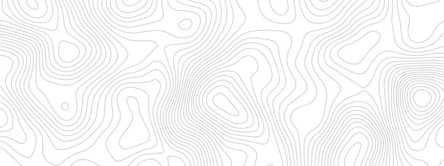 Detailed Sea Map with Geometric Lines and Topography, Featuring a Mounted Grid Pattern to Depict Area Space and Landscape Topos
