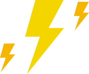 Lighting Bolt Icon Element Set