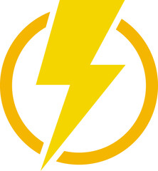 Lighting Bolt Icon Element Set