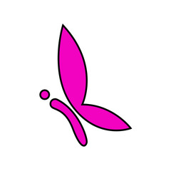 vector illustration of a butterfly