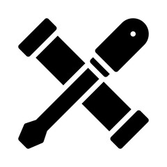 screwdriver glyph icon