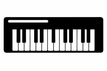 Fototapeta premium keyboard design silhouette vector illustration