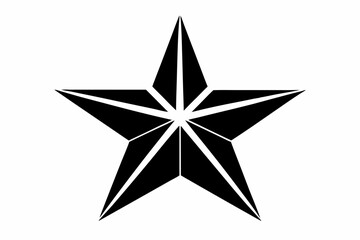  star design silhouette vector illustration