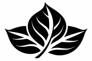  leaf design silhouette vector illustration