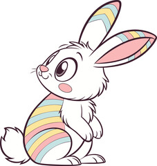 easter bunny with egg