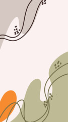 Artistic handdrawn background, perfect for creative posts, social media, or branding with a personal and organic touch.