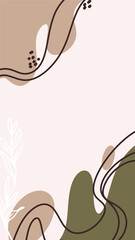 Artistic handdrawn background, perfect for creative posts, social media, or branding with a personal and organic touch.