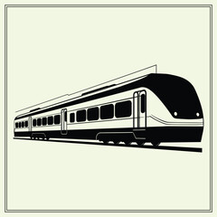Train Silhouette, Railway