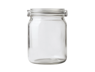 Glass jar cutout background for creative designs transparent container studio environment professional viewpoint