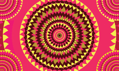 Colorful Mandala Art Beautiful Creative Circle Pop Art Frame Geometric Symmetry Ornament Background.motif, luxury, swirl, religion, cultural, kaleidoscope, anniversary, painting, mothers day, fashion
