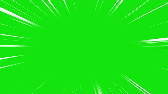 Anime Speed Lines Green Screen Magma Effect | Fast Motion Energy Burst Stock Footage