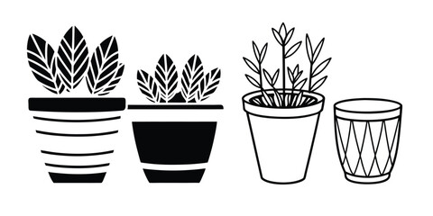 A cactus and flowers in a pot bring Terracotta Planters set nature indoors as a charming home decoration near a window