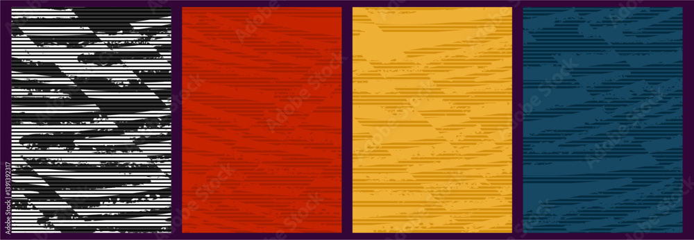 Poster texture pattern irregular line shape with curves. abstract background