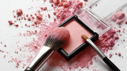 Professional Makeup Cheek blush pink tone palette and makeup brushes and tools,makeup eyeshadow palette in pink,red cherry shades,makeup set,Cosmetic products,sweet and cute tone eye shadows.