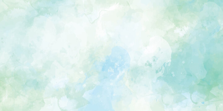 Blue yellow sky gradient watercolor background with cloud texture colorful watercolor background  White and Blue-sky illustrator. of abstract sunset sky with paint blotches and soft blurred texture  