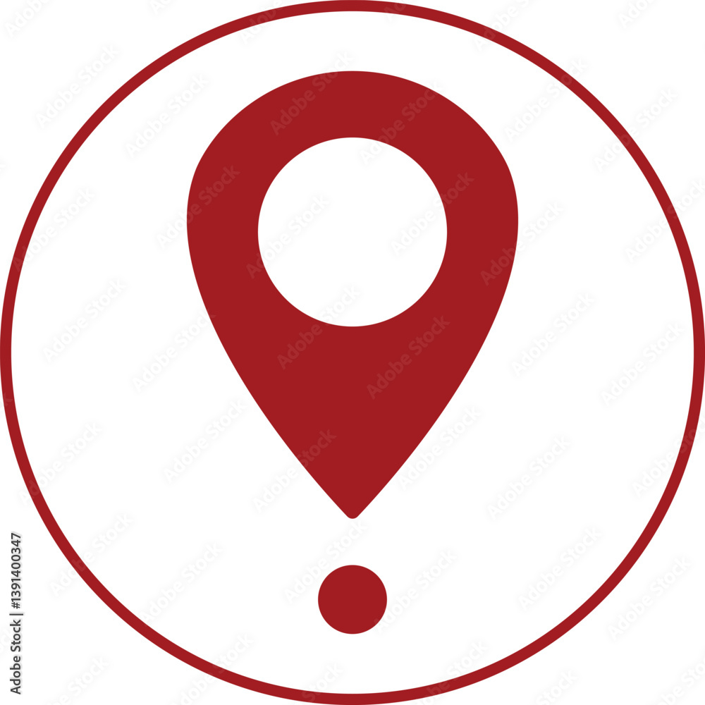 Poster map pin location icon. modern map markers vector isolated on transparent background. gps location sy