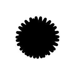 Cheerleading Pom-Pom with Radial Fringe Details