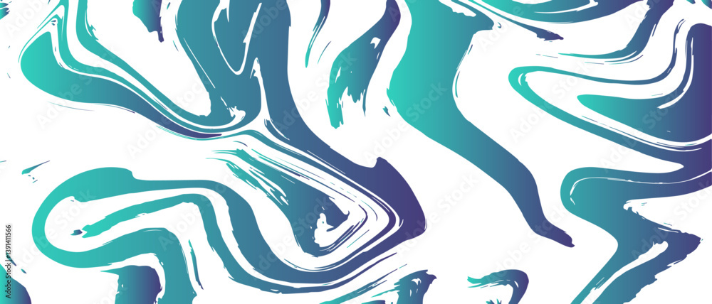 Poster liquify blue, gray and white abstract background with premium marbleized design. marble texture with