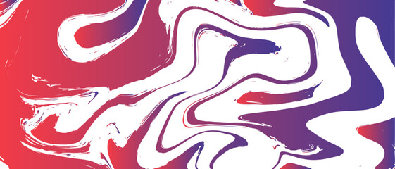 Liquify Red, orange and pink abstract background with premium marbleized design. Marble texture with waves and mixing oil paint Fluid  ink water design. Colorful liquid and splash of paint.