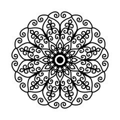 round floral ornament