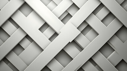 Fototapeta premium Abstract gray intersecting lines, geometric pattern background.