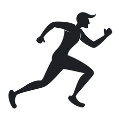 running man silhouette