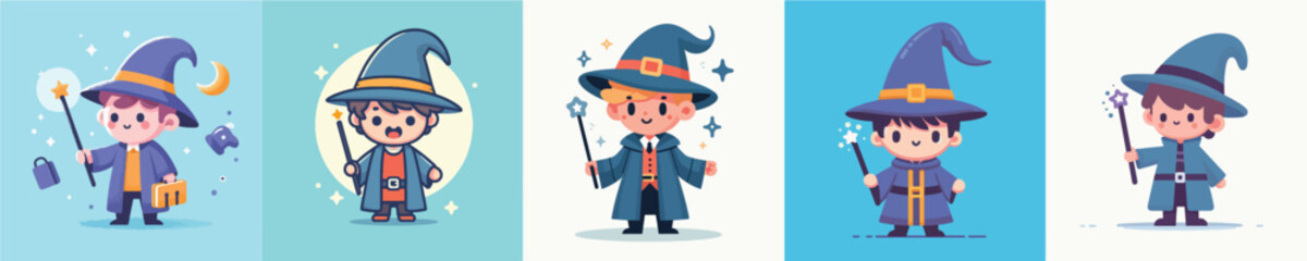 vector boy in wizard costume