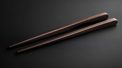 Modern Wooden Chopsticks with Subtle Curve