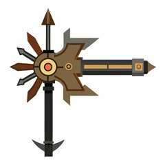 compass on a white background