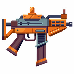 vector illustration of an industrial machine