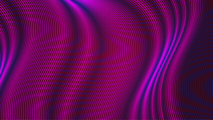 Abstract vector background of halftone wave dots. resembles the texture of folded fabric.