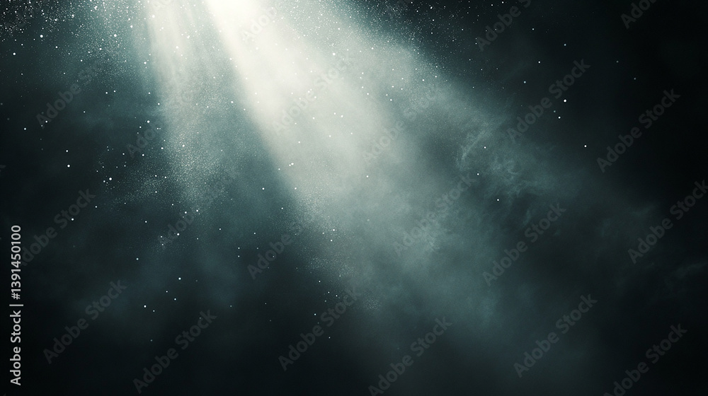 Canvas Prints light shafts from above illuminating floating dust