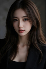 Fototapeta premium 女, ビジネス, 水着, スポーツ,オフィス,ビキニ, ストラップ, 社員証 女性実業家, 美しさ, 人々, 笑う, 1, モデル, ファッション, 淑女, 人, 笑みを浮かべている, 髪の毛, 黒, ブルネット, 立っていること, スタジオ, スーツ, グラス, プロ, 成功, 顔, アーム, 体女, うっとりさせる魅力, ランジェリー, ポーズ, ドレス, bra, 下着, ふしだらな, 体,