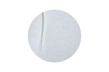 Blank Paper Sticker Texture Mockup