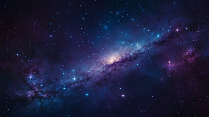 Fototapeta premium Majestic Deep Space View Of A Nebula With Countless Stars And Galaxies