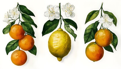 orange and lemon